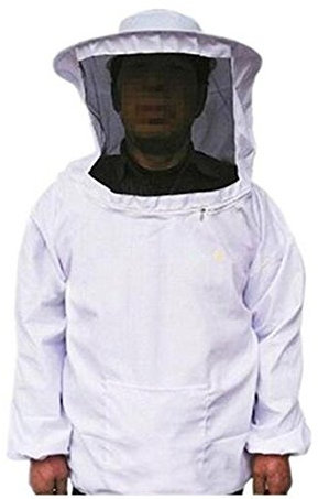 Bienenzucht Schutz Jacke Anzug mit Pull Hat Schleier für professionelle und Anfänger Imker ohne Hose