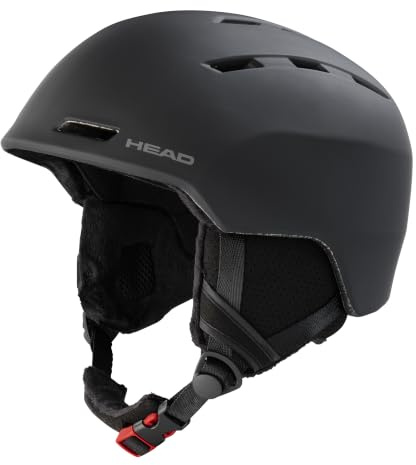 HEAD VICO Ski- und Snowboardhelm, Schwarz, M/L