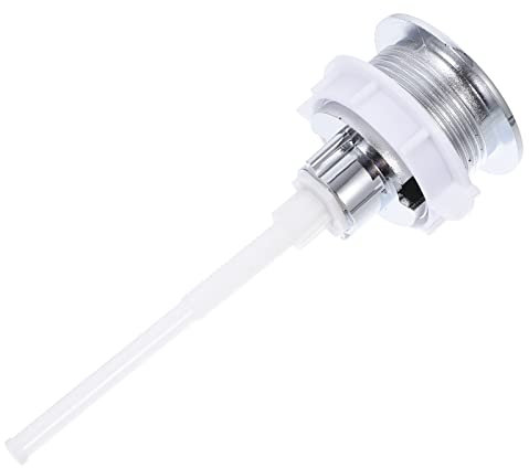 Cabilock Toilet Heart Button Replacement Quick Fit Round Head Tank Cover for UK Bathrooms Random