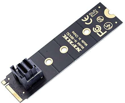 NFHK 22x80mm U.2 Kit SFF-8639 NVME PCIe4.0 SSD Adapter for Mainboard SSD 750 p3600 p3700 M.2 SFF-8643 Mini SAS HD