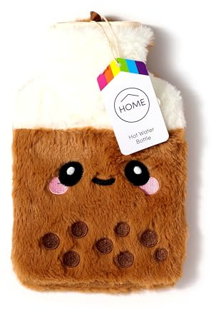 Bubble Tea Foodiemals Hot Water Bottle with Plush Cover