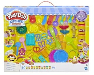 Play-Doh Kitchen Creation Sweets'n Treats Bonbons et friandises 10 Pots E2412 40 + pièces