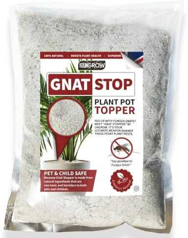Gnat Stop Plant Pot Topper - 3 Litre Bag - Natural Pest Control for Indoor Plants - Perfect for home use - Available in 1L, 2L, 3L, 5L, 10L, 20L Bags