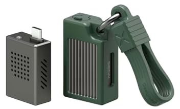 Hagibis Boîtier SSD M.2 2230 NVMe Ventilateur 10Gbps iPhone 17 16 15 Pro | Réfroidisseur actif intégré pour enregistrement vidéo ProRes, stockage mémoire externe Clé M Type C ordinateur.