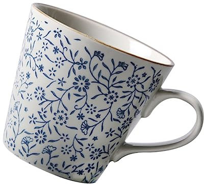 Holibanna Set Tazzine Da Personalizzata 350 Ml in Ceramica Tazza Da Caffè Vintage Tazza Da Latte in Stile Giapponese Per Bevande