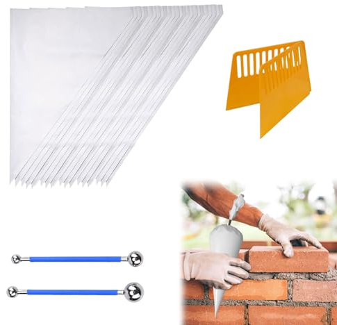 50 Pièces Sac de Mortier, Poche À Jointer, Sac de Coulis, Sacs de Mortier de Qualité Supérieure avec Sacs de Coulis de Maçonnerie à Pois, Sacs de Coulis Professionnels, Pour Sceller Et Joints