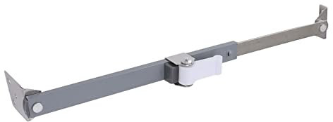 Serrure de Fenêtre à Battant, 1 Pièce, Charnières de Fenêtre à Battant, Butée de Fenêtre en Alliage D'aluminium et Acier Inoxydable pour la Maison, la Bibliothèque, le Bureau, (01)