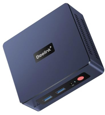 Beelink Mini PC SER3, AMD Ryzen 3 3200U, 8G DDR4 RAM 480G NVME SSD | Mini Computer Windows 11 Pro, Dual HDMI 4K Display, WiFi5/BT5.0, 1000Mbps LAN, Office Mini Desktop