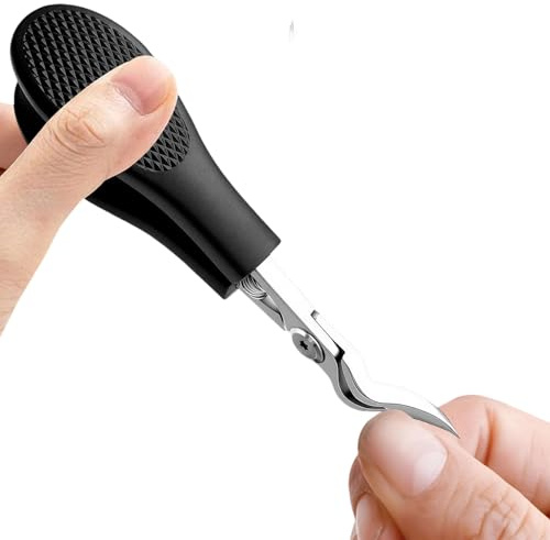 Tagliaunghie Utensile Manicure con Lama Ampia Angolata | Tagliaunghie Angolato Per Uso Domestico, Da Viaggio, Per Anziani, Uomini E Donne, Per La