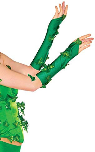 Rubie's Women's DC Comics Poison Ivy Glovelette, Green, One Size