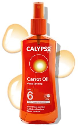 Calypso Karottenöl Deep Tanning Spray mit LSF6, 200 ml