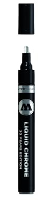 MOLOTOW Liquid Chrome Alcohol Paint Pump Marker, 4mm, 1 Each (703.103)