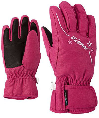 Ziener Lula AS Handschuh, Unisex Kinder 7,5 rosa (pink Melange)