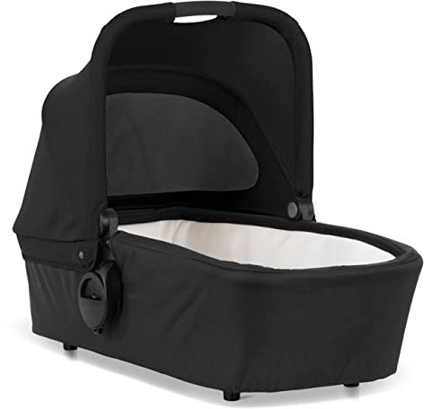 Diono Excurze Carrycot For Newborn Baby, Stroller Bassinet For Baby, Breathable Mattress For Comfortable Sleeping, Suitable From Birth, Black Midnight