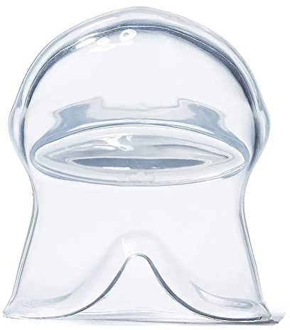 Antirronquidos,Snore Stopper Lengüeta Suave Transparente Apnea Night Guard Stop Snore Retenedor de Lengua para ayudas respiratorias para ronquidos de Garganta Ayuda para Dormir Suave,B