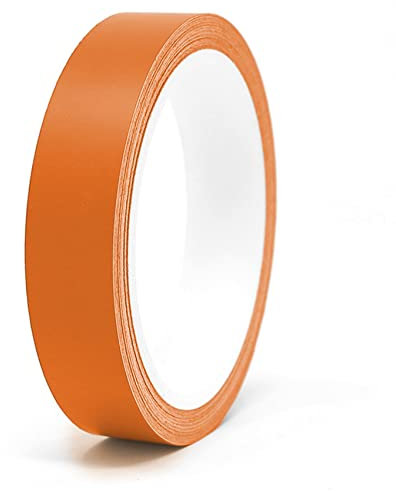 Finest Folia 10 Meter Matt Zierstreifen Auto LKW Motorrad Boot Modellbau Basteln DIY Deko Dekorstreifen Seitenstreifen Klebestreife selbstklebend (Pastellorange matt, 12mm Breite)