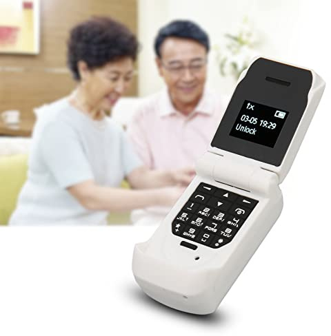 Cuifati Entsperrtes Flip-Phone, 0,66 Zoll Kleinstes Mobiltelefon der Welt, 2G, Einfach zu Bedienendes Flip-Handy für Senioren, Super-Flip-Phone, Winziges Telefon für ältere Kinder,