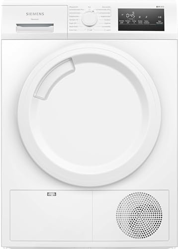 Siemens WT43N203 iQ300 - Secador de condensación de 8 kg, speedPack – ahorro de tiempo, autoDry – secado suave y preciso, programa de exterior, filtro easyClean