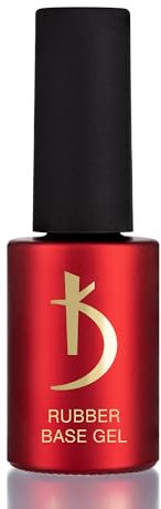 K Professional Rubber Base Gel - Base Coat Gel Polish UV LED Soak Off - Unterlack Nagellack Hochbeständige, Einfaches Anbringen und Entfernen 15 ml