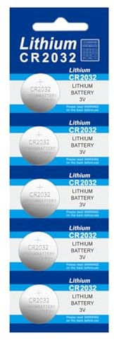 Yooghuge Pack Of 25pc/5pc Button Cell Battery 3V Lithium Button Battery CR927/CR1220/CR1620/CR1632/CR2016/CR2025/CR2032/CR2450 Electronic Accessory Battery