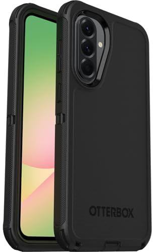 OtterBox Defender Hülle für Samsung Galaxy A56 5G, Schwarz | Stoßfest, sturzsicher, ultra-robust, Schützende Hülle, 7x getestet nach Militärstandard, Keine Einzelhandelsverpackung