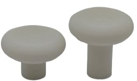 THLMT 2 unidades de tapa de joystick para consola de juegos portátil para Legion Go, módulos de agarre para pulgar de joystick de mando de juegos, recambio para carcasa de joystick (blanco)
