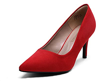DREAM PAIRS Women's High Stiletto Heels Pumps | 3 Inches Closed Toe Pointed Toe Dress Comfortable Pumps Shoes for Wedding Work Office Business