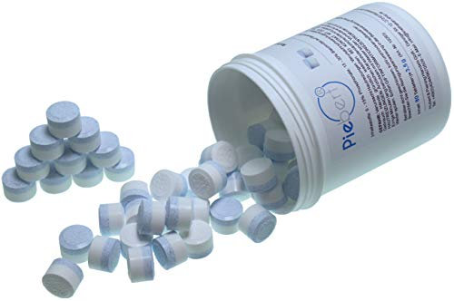 Piebert 80 pastillas de limpieza de 2 fases compatibles, limpia cafetera, piezas de repuesto para cafeteras automáticas | efecto profundo | fabricado en Alemania
