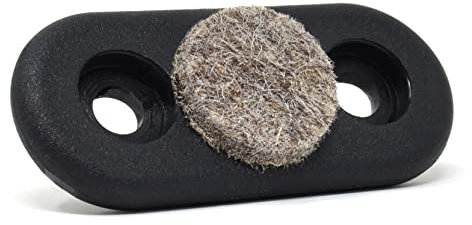 Design61 4X Filzgleiter Bodenschongleiter Schalengleiter für Freischwinger für Rundrohre 25-32 mm