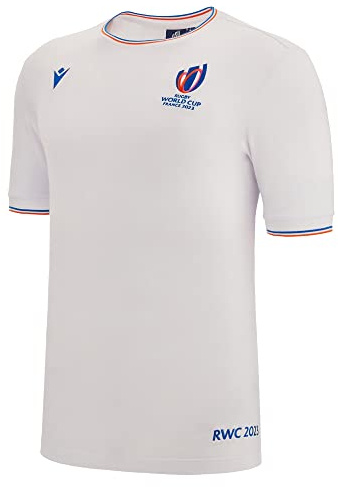 Macron RWC 2023 Rugby World Cup Logo Tee (White)