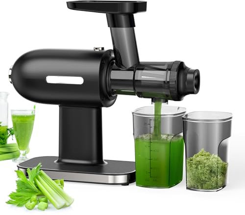 Macchine Per Spremiagrumi Masticatori, Estrattori Di Succo Con Spremitura a Freddo, Masticazione Lenta Per Frutta E Verdura, Motore Silenzioso, Funzione Inversa, Per Sedano, Erba Di Grano, Spinaci