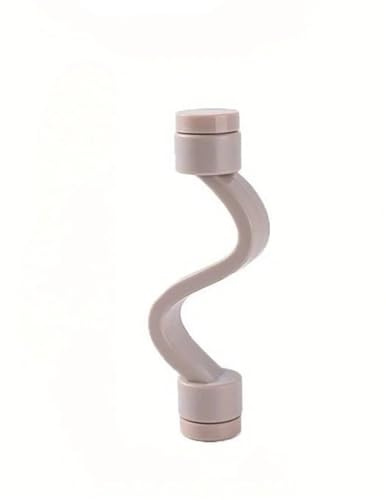 PUYEN 1pc Laundry Door Safety Lock - Ventilated And Anti M//o//l//d, Washing Machine And Bathtub Protection Clip, 0.79X3.94 Inches(Coffee color)