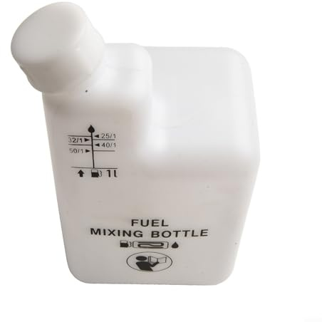 Botella mezcladora de aceite de gasolina de 1 litro, botella de mezcla de combustible y aceite de motor de 2 tiempos, para motosierras, recortadoras, equipos eléctricos al aire libre, gran capacidad