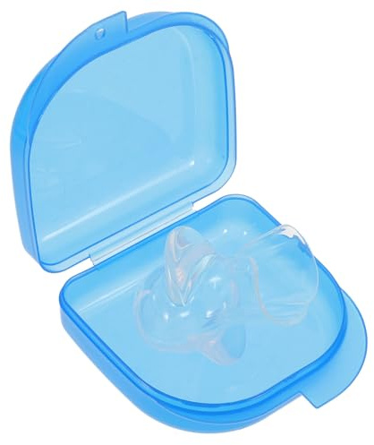 SWETRACE Aparatos para No Roncar Funda para Lengua de Silicona y Plástico Transpirable Que Mantiene la Nariz Abierta para Dormir sin Ronquidos