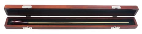 CoudarTitie de Chef d'Orchestre Baton de Direction Bois Ergonomique Fiable Organisé dans Coffret Structure Élégante Adaptée pour Pratique Répétitions Prestation Musicale, Bourgogne