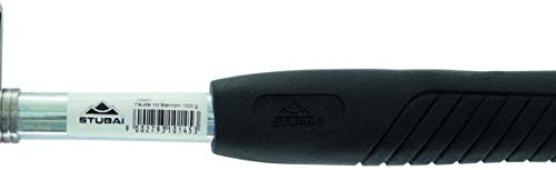 Stubai 102401 Massette avec manche en tube d'acier, Argent/Noir, 1000 g