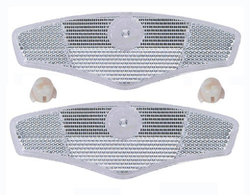 Lowrider Clear Spoke Reflector 2 Piece. Bike Part, Bicycle Part, Bicycle Reflector, Bike Reflector, Bike Part, Bicycle Part, Beach Cruiser, BMX, Chopper, Stretch.