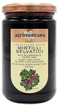 Agrimontana Confettura Extra Di Mirtilli Selvatici, 350 Grammi