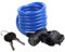 M-Wave S 10.18 Câble antivol spirale, mixte, bleu