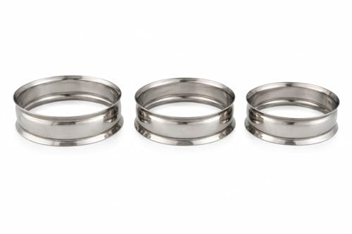 Garden Of Arts 3 Stainless Steel Strong Matka ring Hot Pot Stand Hot ring Casserole Multipurpose Stand Kitchen Steaming Tray Stand Steamer Rack Stand also used for Barbeque-Set of 3