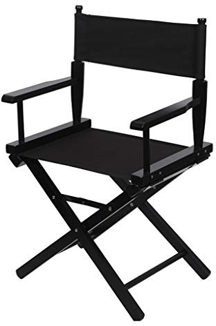 SHYM Tragbarer Regiestuhl Klappstuhl mit Canvas-Rückenlehne Humanisiertes Design Hochwertiges Hardware-Zubehör Grüner Lack Bequeme Sitzhaltung