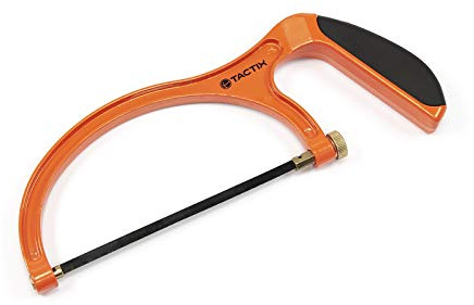 TACTIX Kompakt Sägebogen 150 mm Handsäge Holzsäge Metallsäge Kunststoffsäge