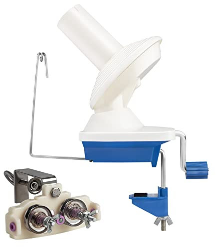 Adhafera Wollwickler mit Garnführung, Einfach zu Installierender Garnwickler, Ein Guter Helfer Für Garnsammler