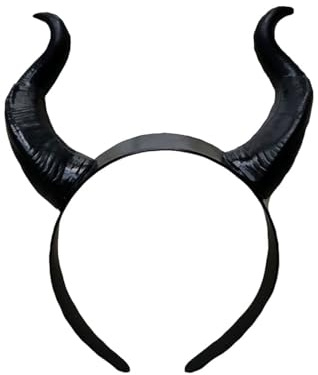 keland Maleficent Hörner Haarreif Kopfschmuck Malefiz Kostüm (Schwarz)