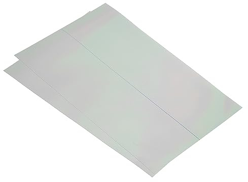 PATIKIL 20x30cm Polarisierte Folie Blätter 2 Packung Kleber Polarisator Linearer Polfilter für Bildschirm Fotografie Beleuchtung 90°