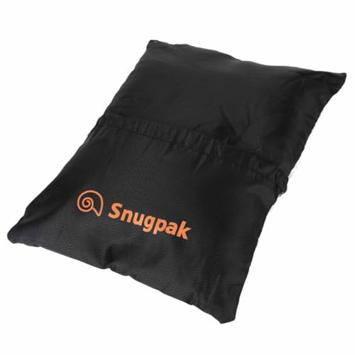 Snugpak Snuggy WGTE - Cuscino da campeggio compatto ultra leggero con isolamento Travelsoft di alta qualità, 100% poliestere, comprimibile per escursioni e viaggi, colore nero