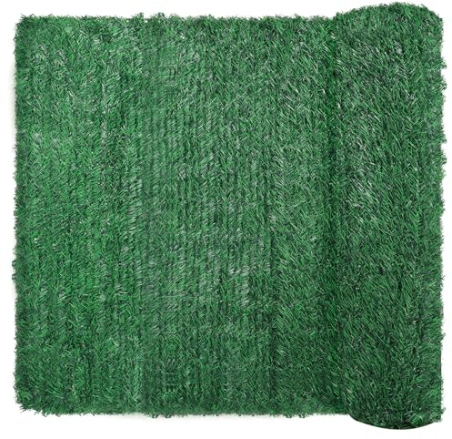 Coradoma Künstliche Hecke Sichtschutz 160x300cm | Ideale Sichtschutzmatte für Balkon, Garten und Terrasse | natürlicher Zaun Sichtschutz Balkonsichtschutz Lärmschutz Windschutz