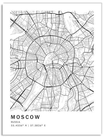 Leinwanddruck Lissabon, Paris, London, Madrid, Stadtplan Der Welt, Nordisches Poster Und Druck, Wandkunst, Leinwandgemälde Für Wohnzimmer, Dekoration, Geschenk, 70 X 100 Cm, Ohne Rahmen