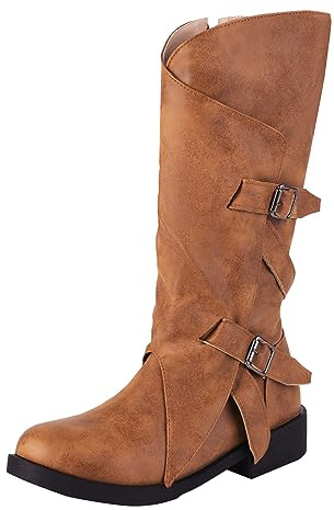 Stivali Bambina Invernali Stivaletti Donna con Tacco Estivi Stivali da Pioggia Donna Stivali Moto Touring Stivaletti Pelle Stivaletti Neri Donna Bassi Chiusure in Stivali