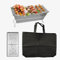 BigKing Barbacoa Plegable, Parrilla de Carbón Portátil, Barbacoa de Carbón de Madera Inoxidable con Bolsa de Almacenamiento Para Barbacoa, Picnic, Camping(40.2 x 18.5 x 17.8 cm)
